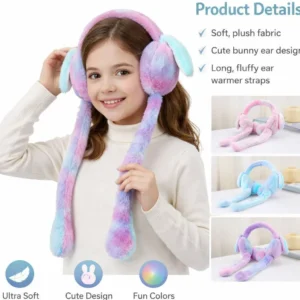 Cute Rabbit Earmuffs – Ultra Soft Winter Ear Warmers 🐰