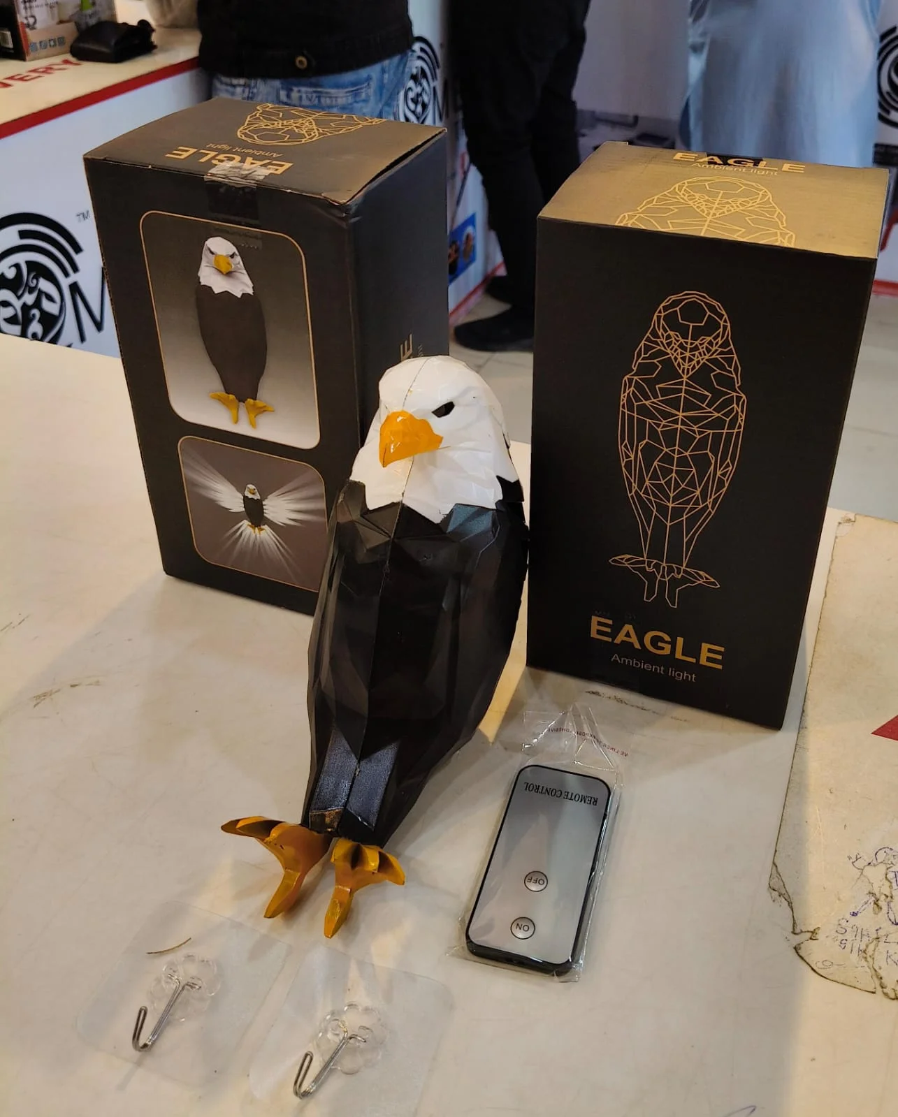 Eagle Wall Lamp – Luxury LED Decor Light (With Remote & Box Packed) - Image 2