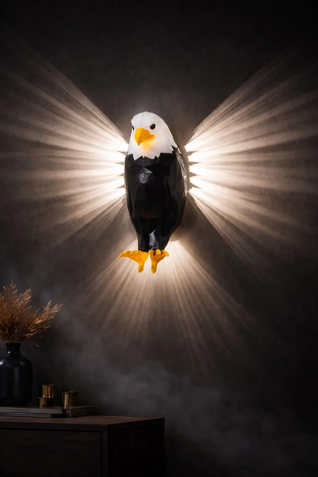 Eagle Wall Lamp – Luxury LED Decor Light (With Remote & Box Packed) - Image 4