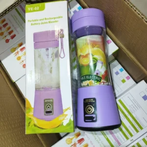 6 Blade Mini Portable USB Juicer Blender – Rechargeable Smoothie Maker (Original Quality)