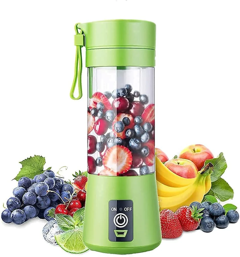 6 Blade Mini Portable USB Juicer Blender – Rechargeable Smoothie Maker (Original Quality) - Image 3