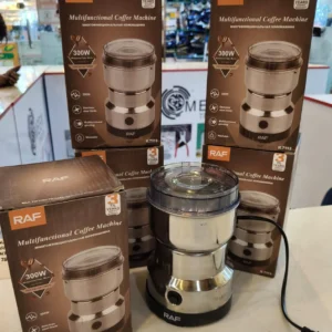 RAF Mini Electric Grinder – Stainless Steel Coffee, Spices & Masala Grinder (300W Power)